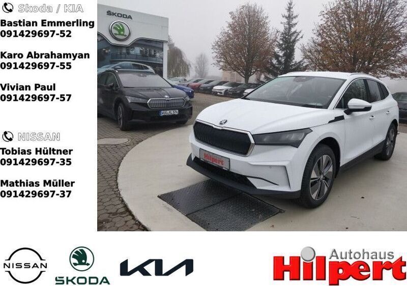 Weiß Neu 2024 Skoda Enyaq iV SUV | 42.940 € - Bild 1/4