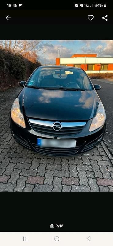 Gebraucht Opel Corsa 64 PS (47 kW) 2010 Schwarz Kleinwagen