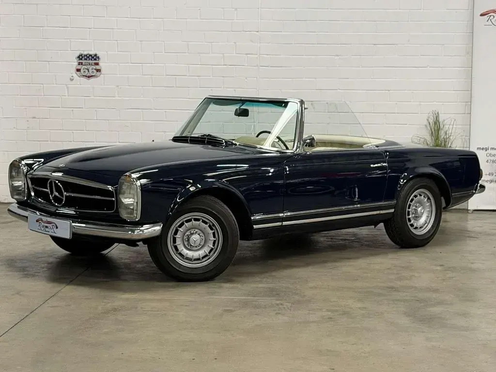 Gebraucht Mercedes SL280 170 PS (125 kW) 1971 Blau Cabrio