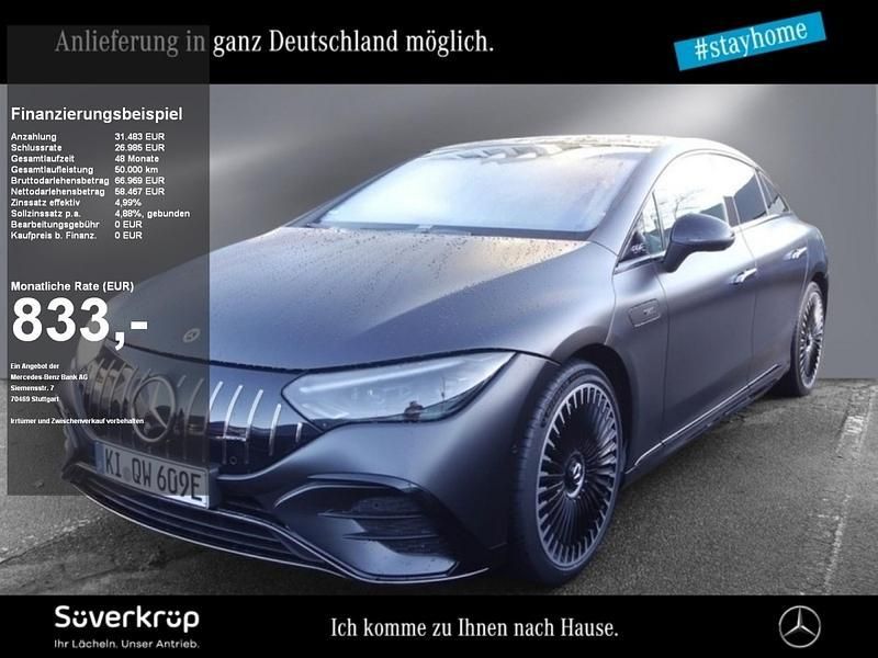 Grau Gebraucht 2022 Mercedes EQE AMG 43 AMG Limousine | 80.880 € (Teuer) - Bild 1/4