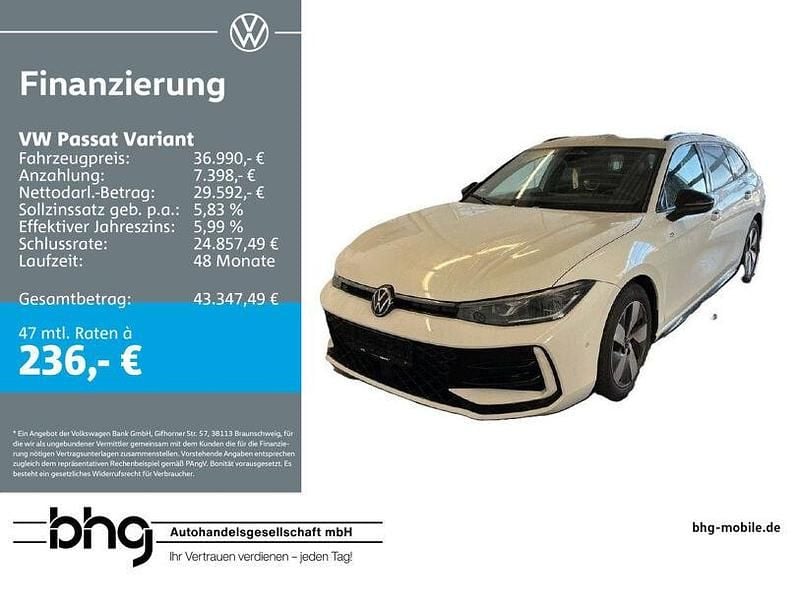 Gebraucht VW Passat R-line 150 PS (110 kW) 2025 Weiß Kombi