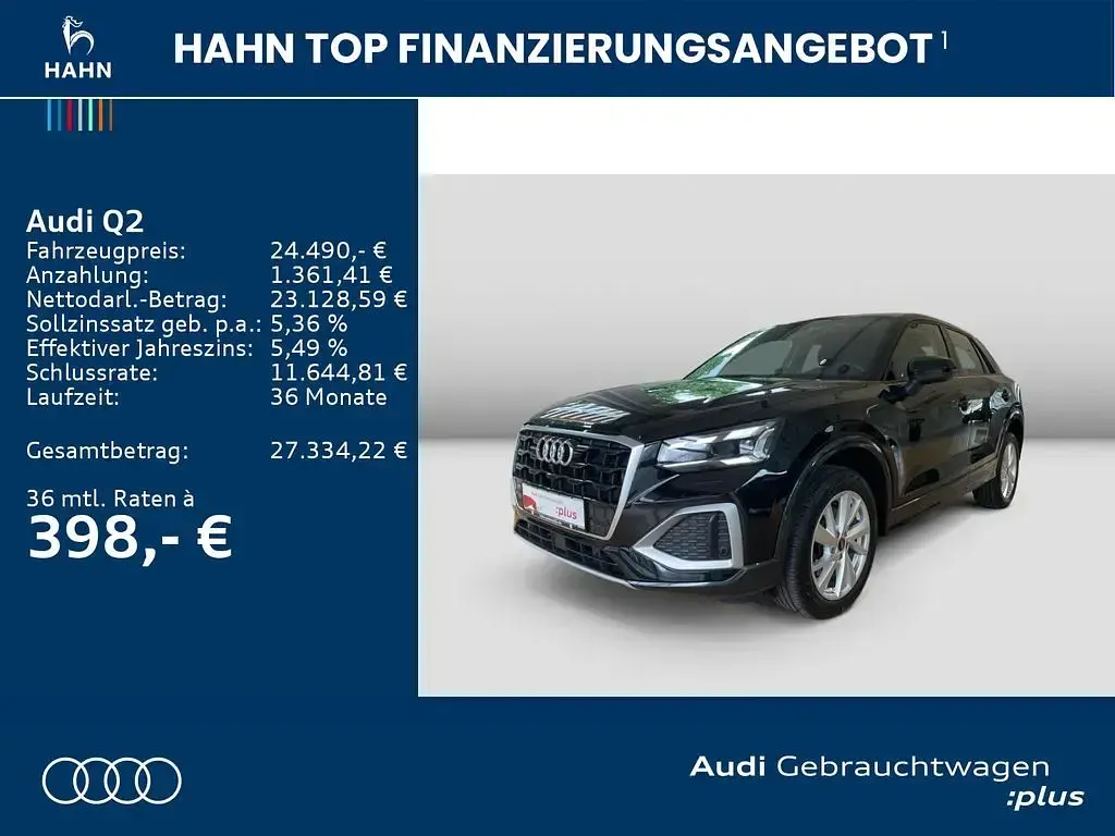 Gebraucht Audi Q2 Sport 190 PS (139 kW) 2022 Mythosschwarz metallic SUV