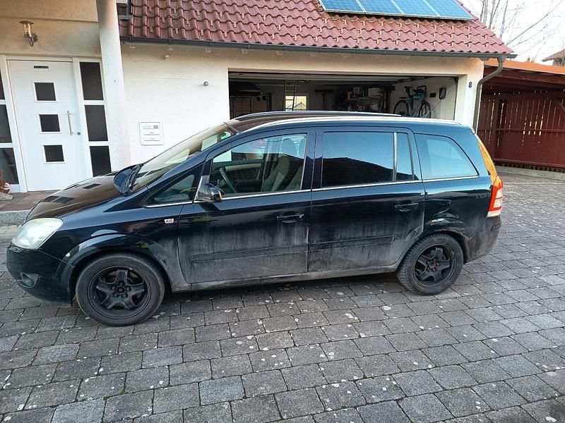 Gebraucht Opel Zafira 125 PS (91 kW) 2008 Schwarz Van / Kleinbus
