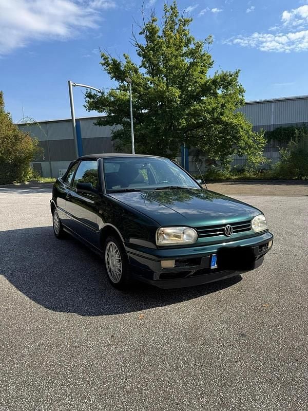 Grün Gebraucht 1997 VW Golf Cabriolet Cabrio | 1.300 € (Superpreis) - Bild 1/4