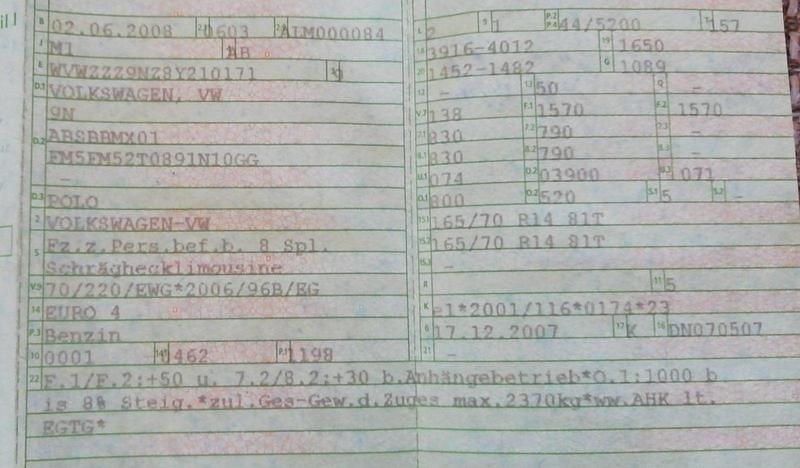 Blau Gebraucht 2008 VW Polo Kleinwagen | 1.400 € (Superpreis) - Bild 1/4