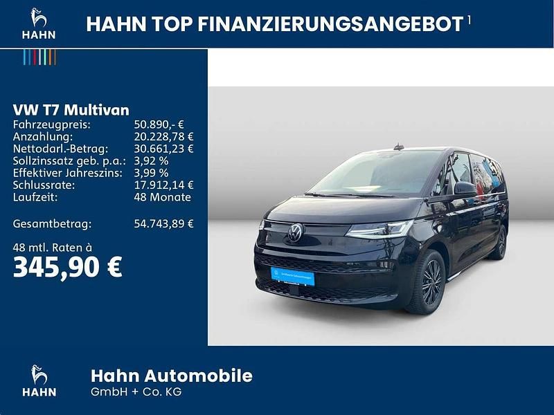 Gebraucht VW Multivan Basis 150 PS (110 kW) 2023 Schwarz Van