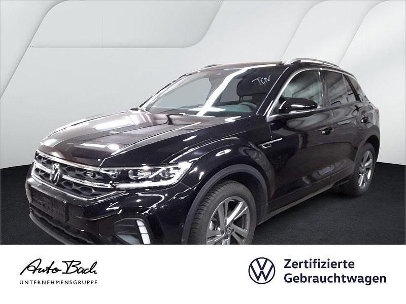 Schwarz (deep black perleffekt) Gebraucht 2025 VW T-Roc R-line SUV | 31.940 € (Fairer Preis) - Bild 1/3