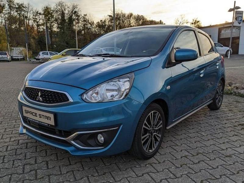 Atollblau (metallic) Gebraucht 2017 Mitsubishi Space Star Edition Kleinwagen | 9.390 € (Etwas zu teuer) - Bild 1/4