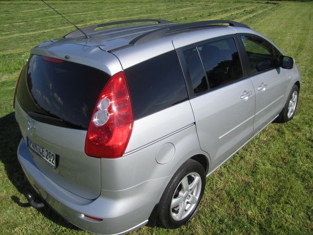 Gebraucht Mazda 5 199 PS (146 kW) 2007 Silber metallic Van / Kleinbus