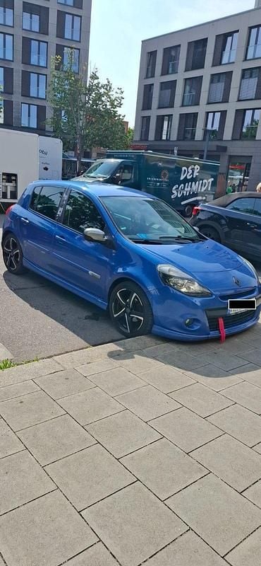 Blau Gebraucht 2009 Renault Clio III GT Kleinwagen | 3.500 € - Bild 1/4