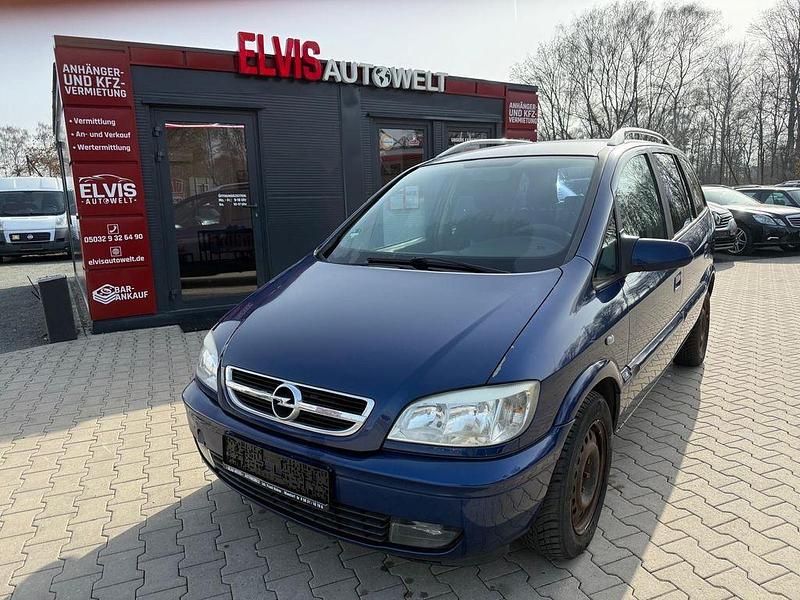 Gebraucht Opel Zafira Elegance 101 PS (74 kW) 2005 Blau Van / Kleinbus