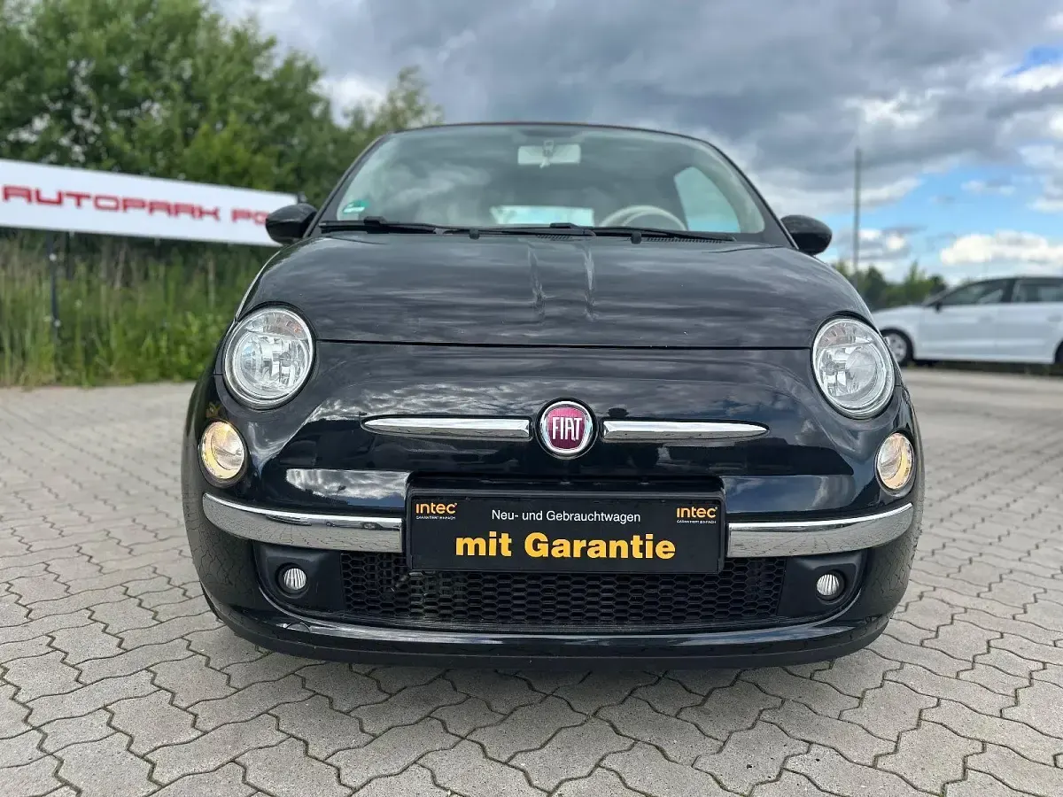 Gebraucht Fiat 500 Lounge 86 PS (63 kW) 2014 Schwarz Cabrio