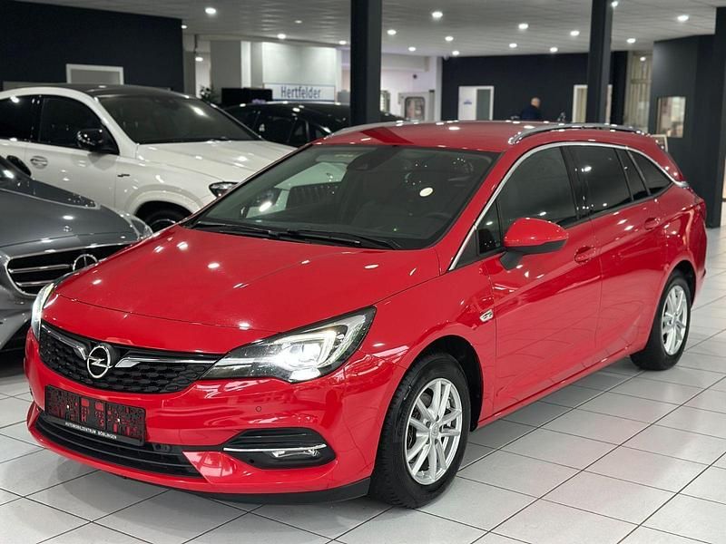 Rot Gebraucht 2020 Opel Astra Elegance Kombi | 8.990 € (Superpreis) - Bild 1/4