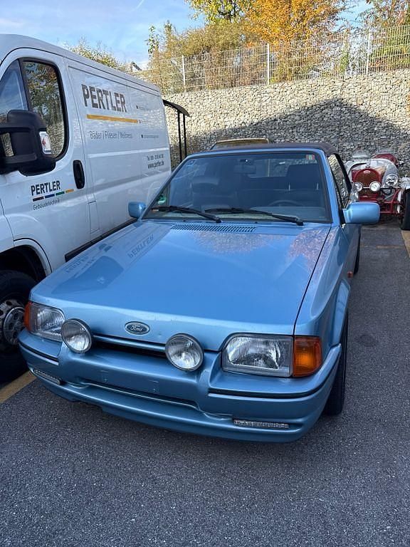 Blau Gebraucht 1988 Ford Escort Cabriolet Cabrio | 6.250 € - Bild 1/4