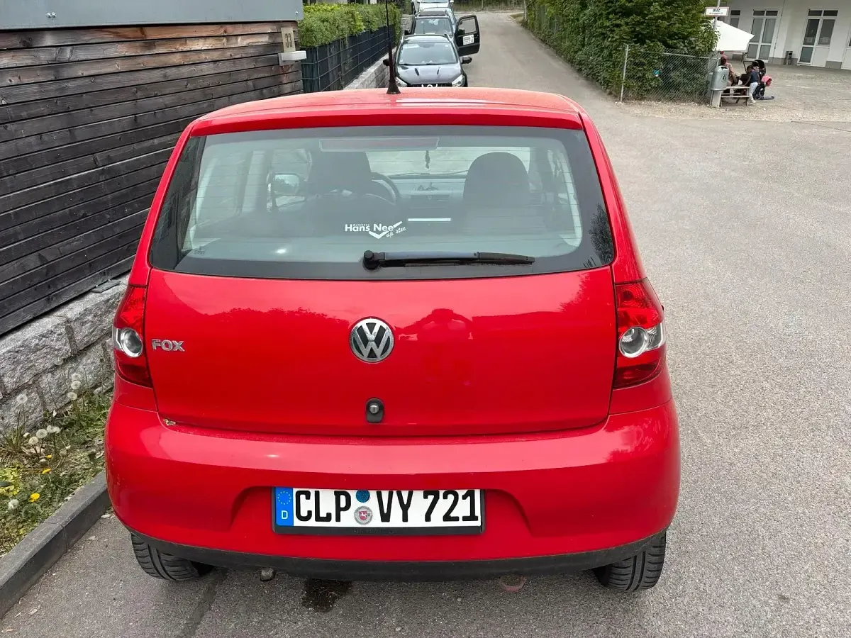 Używany VW Fox 2008 Czerwony Hatchback
