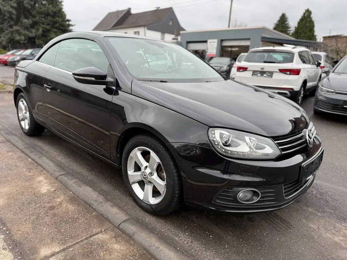 Brugt VW Eos Basis 122 HK (89 kW) 2012 Sort Cabriolet