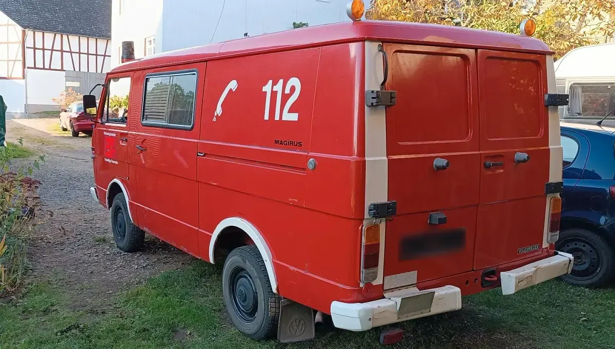 Gebraucht VW LT 75 PS (55 kW) 1982 Rot Van / Kleinbus