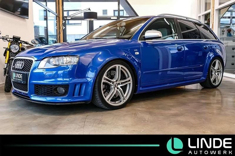Blau Gebraucht 2007 Audi RS4 Sport Kombi | 21.900 € (Guter Preis) - Bild 1/4