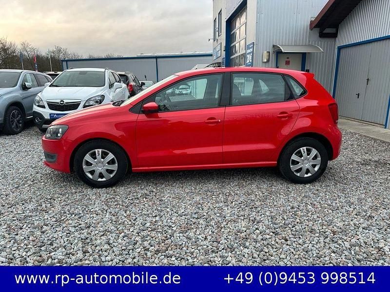 Gebraucht VW Polo Trendline 69 PS (50 kW) 2010 Rot Kleinwagen