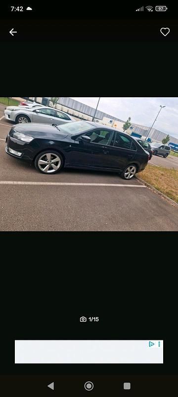Gebraucht Skoda Rapid 105 PS (77 kW) 2013 Schwarz Kleinwagen