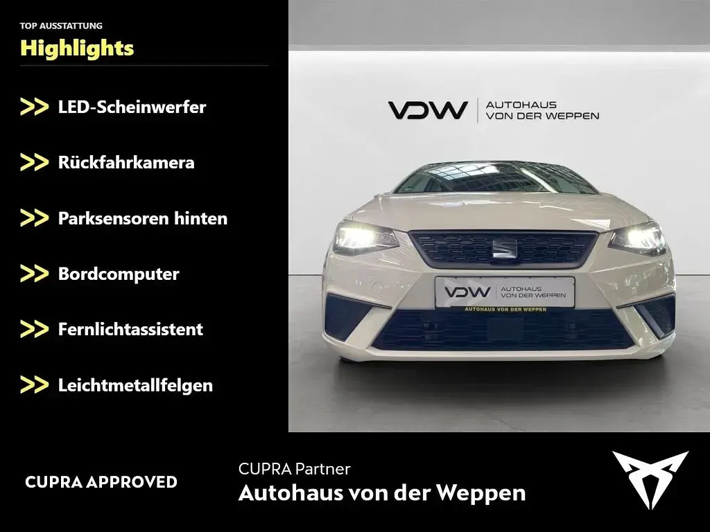 Gebraucht Seat Ibiza Style 110 PS (80 kW) 2023 Weiß Kleinwagen