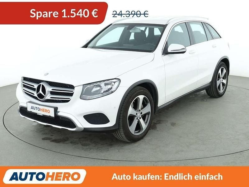 Polarweiss Gebraucht 2016 Mercedes GLC220 Exclusive SUV | 22.850 € (Guter Preis) - Bild 1/3