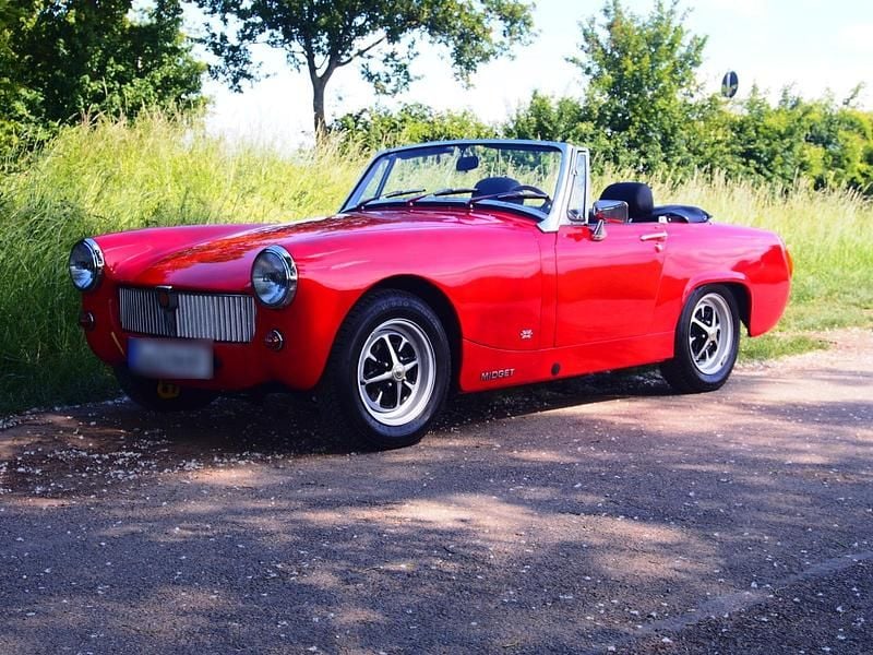 Second-hand MG Midget 65 CP (47 kW) 1976 Roșu Cabrio