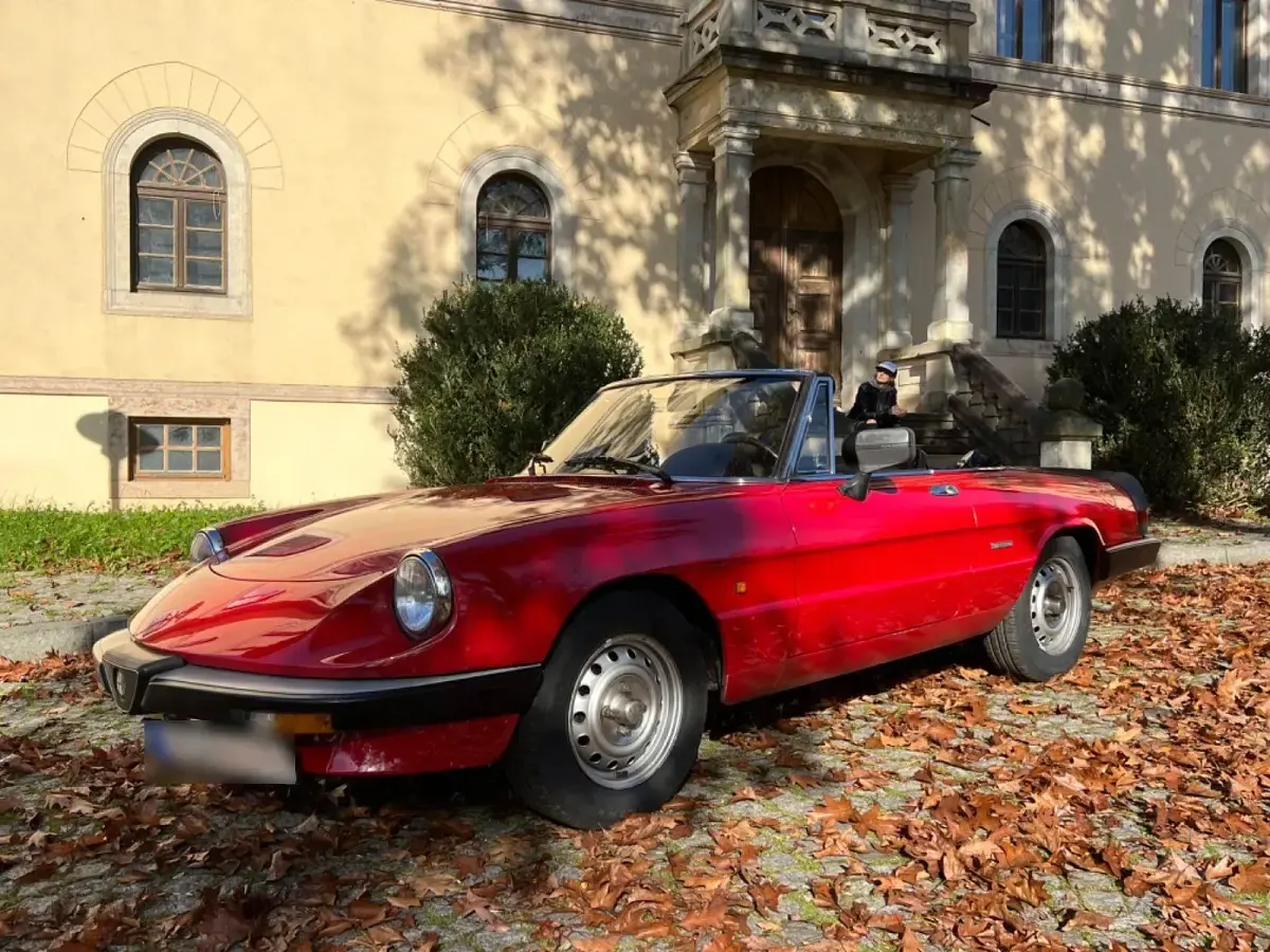 Gebraucht Alfa Romeo Spider 103 PS (75 kW) 1986 Rot Cabrio