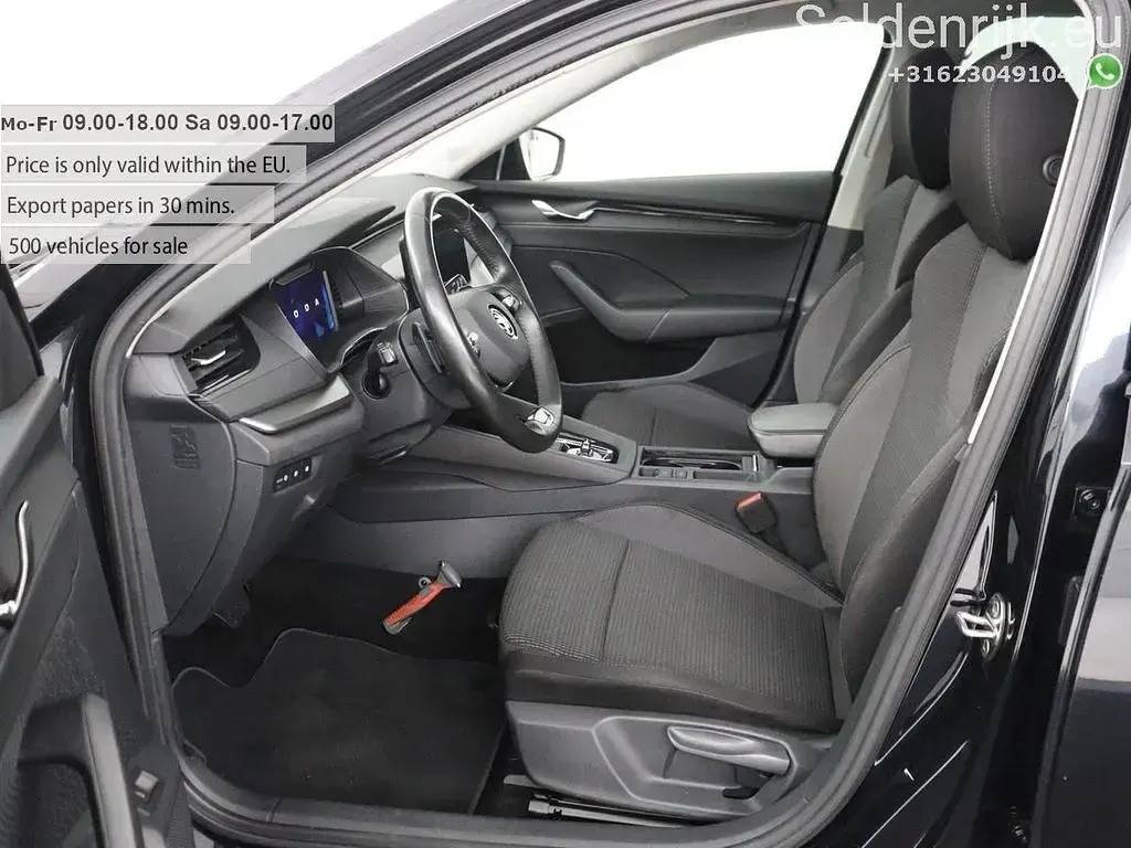 Gebraucht Skoda Octavia Business Line 110 PS (80 kW) 2021 Schwarz Kombi