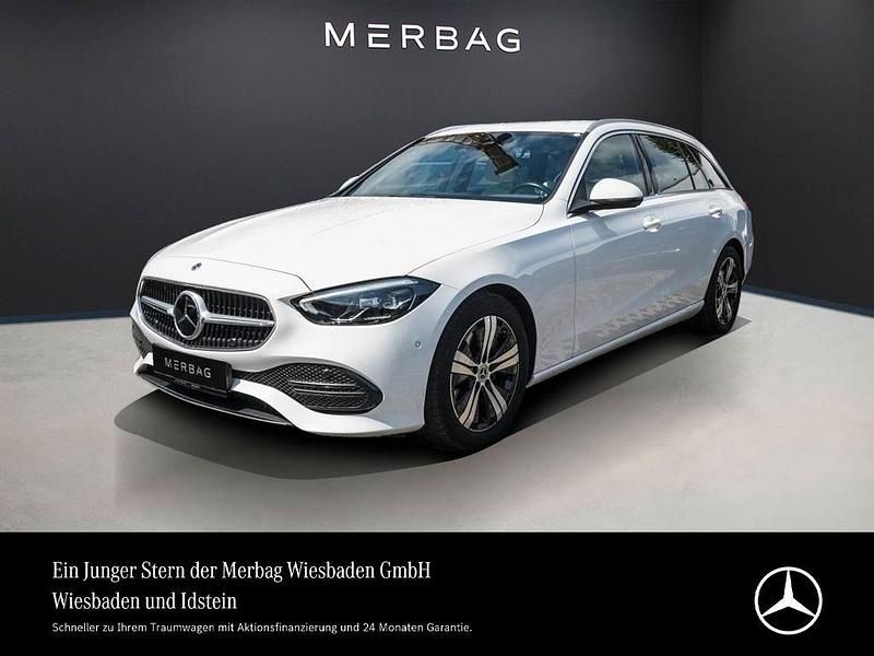Polarweiß Gebraucht 2022 Mercedes C220 Avantgarde Kombi | 32.890 € (Fairer Preis) - Bild 1/4