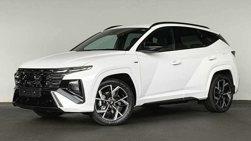 Weiss Neu 2024 Hyundai Tucson N Line SUV | 33.470 € (Superpreis) - Bild 1/4