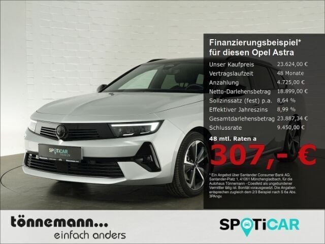 Silber Gebraucht 2024 Opel Astra Kombi | 23.624 € (Guter Preis) - Bild 1/4