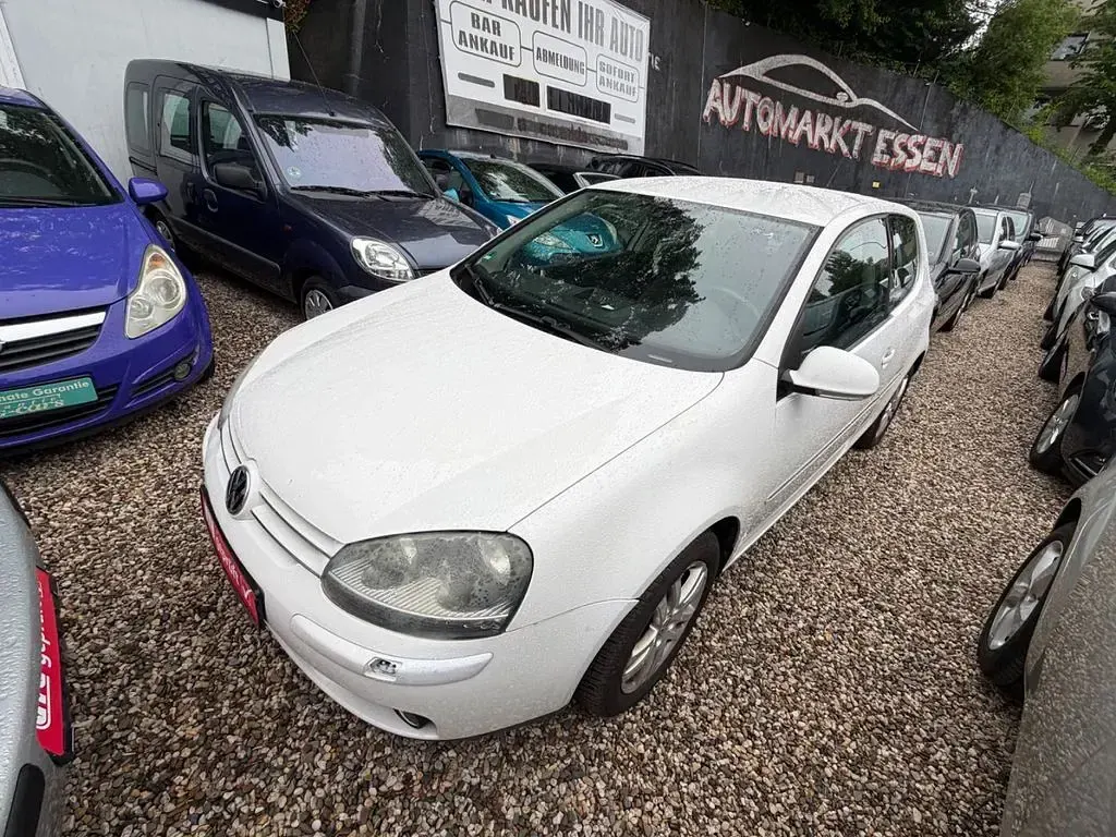 Gebraucht VW Golf V Edition 80 PS (58 kW) 2008 Weiß Kleinwagen