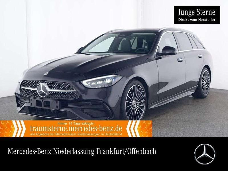Schwarz Gebraucht 2024 Mercedes C180 AMG Line Premium Plus Kombi | 41.890 € (Fairer Preis) - Bild 1/3