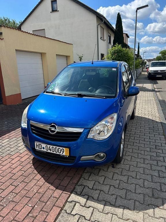 Gebraucht Opel Agila Edition 94 PS (69 kW) 2010 Blau Kleinwagen