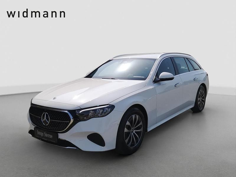 Unilack polarweiss Gebraucht 2024 Mercedes E220 Avantgarde Kombi | 47.850 € (Superpreis) - Bild 1/4