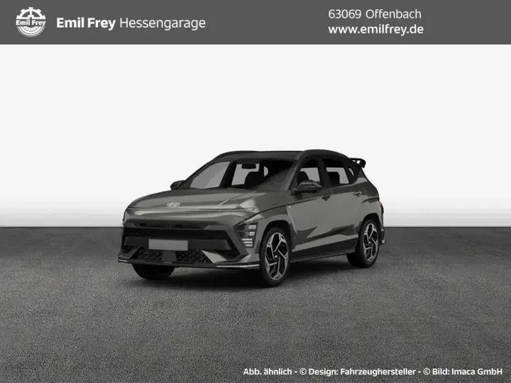 Grau Neu 2024 Hyundai Kona N Line SUV | 30.950 € (Fairer Preis) - Bild 1/4