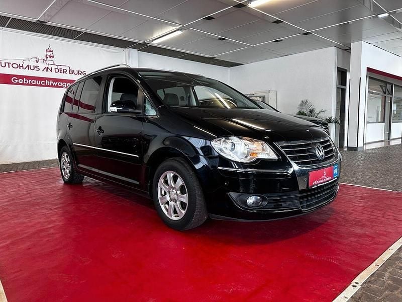 Gebraucht VW Touran Highline 140 PS (102 kW) 2008 Schwarz Van / Kleinbus