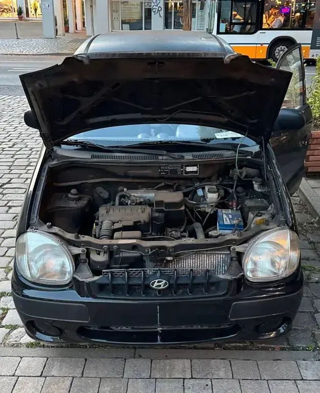 Gebraucht Hyundai Atos 54 PS (39 kW) 2000 Schwarz Kleinwagen