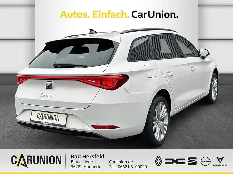 Neu Seat Leon Style 150 PS (110 kW) 2025 Candy weiß Kombi