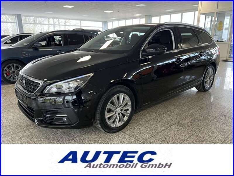 Schwarz, metallic Gebraucht 2021 Peugeot 308 Allure Kombi | 17.777 € (Guter Preis) - Bild 1/4