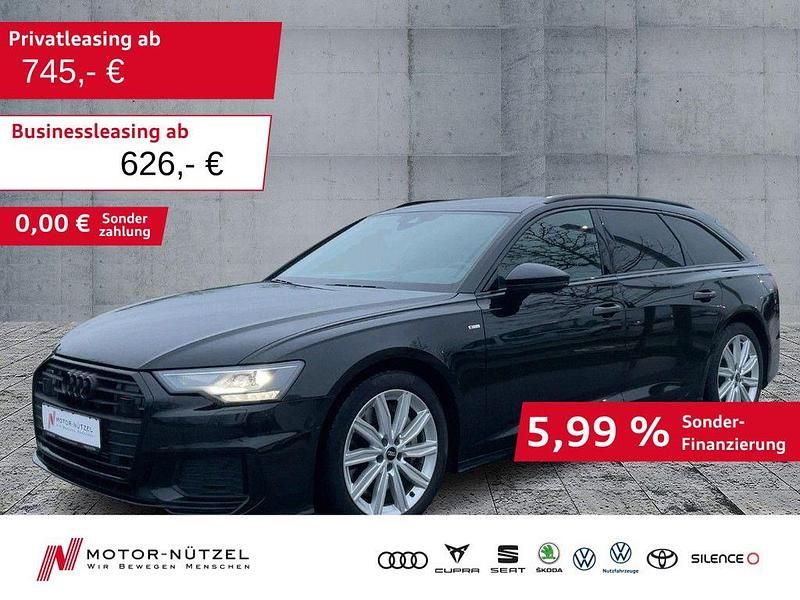 Mythosschwarz metallic Gebraucht 2023 Audi A6 S-Line Kombi | 50.930 € (Etwas zu teuer) - Bild 1/4