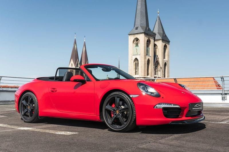 Rot Gebraucht 2013 Porsche 911 Carrera S Cabriolet Sport Cabrio | 74.911 € - Bild 1/4