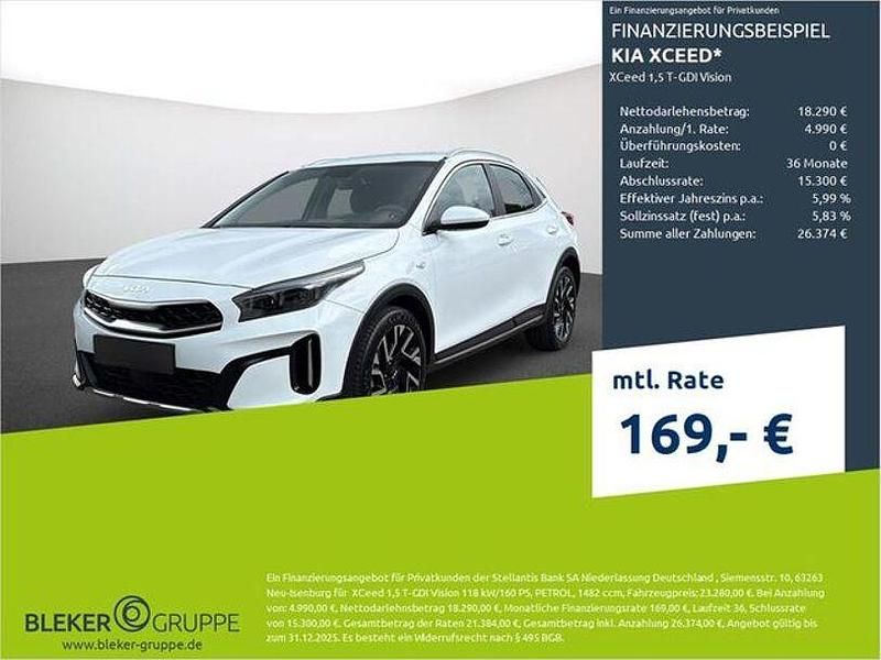 (wd) cararraweiss Gebraucht 2023 Kia XCeed Vision SUV | 22.580 € - Bild 1/3