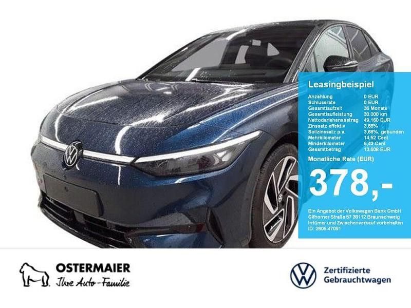Aquamarinblau Gebraucht 2025 VW ID.7 Pro Limousine | 49.180 € (Etwas zu teuer) - Bild 1/4