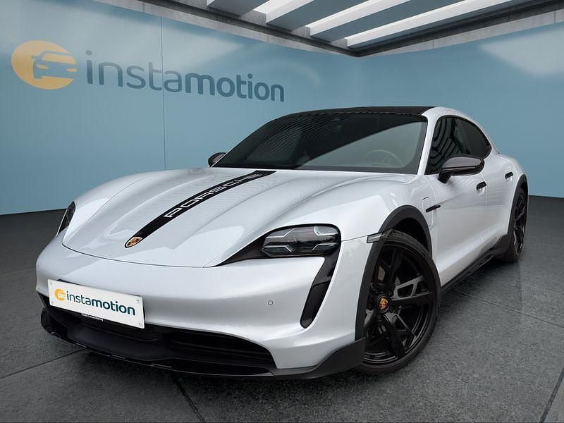 Grau Gebraucht 2023 Porsche Taycan Limousine | 81.699 € (Etwas zu teuer) - Bild 1/4