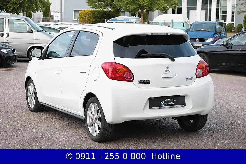 Gebraucht Mitsubishi Space Star 80 PS (58 kW) 2014 Weiß Van / Kleinbus