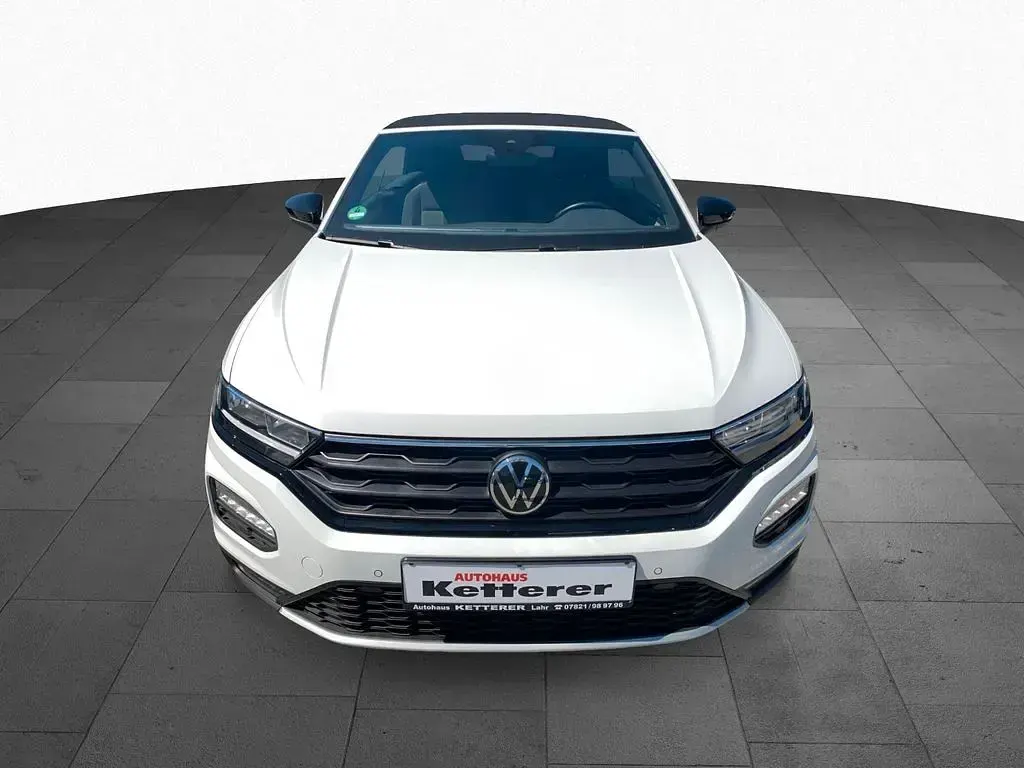 Gebraucht VW T-Roc Cabriolet Style 116 PS (85 kW) 2021 Weiß Cabrio