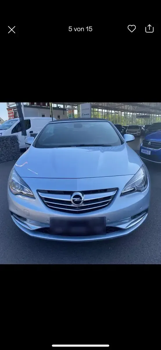 Gebraucht Opel Cascada Edition 140 PS (102 kW) 2015 Blau Cabrio