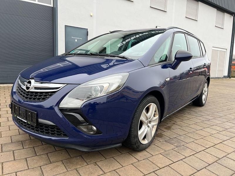 Gebraucht Opel Zafira Tourer Edition 140 PS (102 kW) 2013 Blau Van / Kleinbus